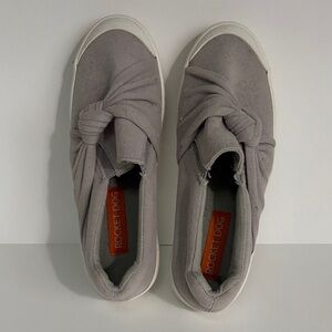 Rocket Dog Women's Gray Knotted Sneakers